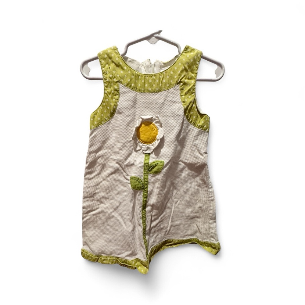 Gymboree Green and Yellow Kids Dress